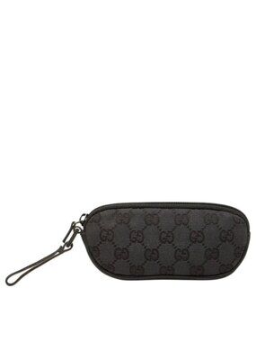Gucci GG Canvas Pouch Case Black